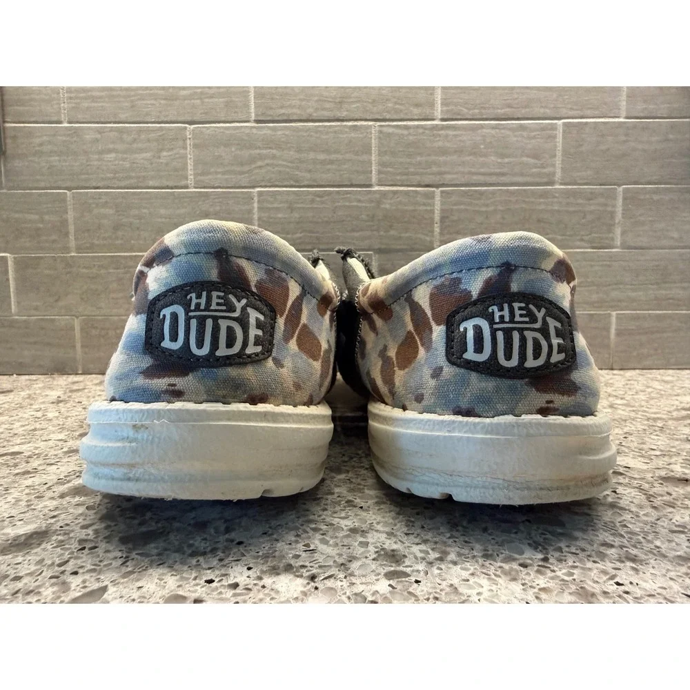 Hey Dudes Unisex Wally Funk Tie Dye L10/M8‎ Slip On Casual Loafers Sneakers